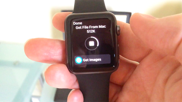 经典mac 512k 连接最新 apple watch!效果相当惊喜!