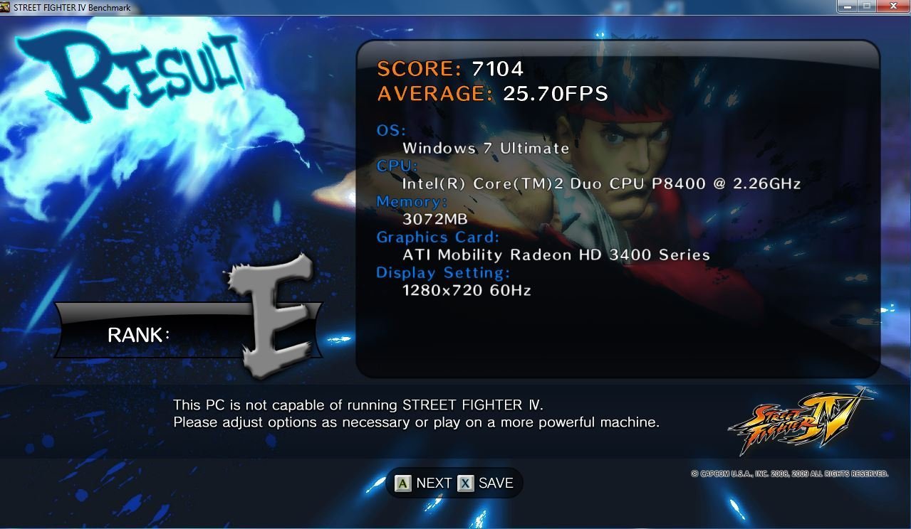 Street fighter iv benchmark requisitos minimos